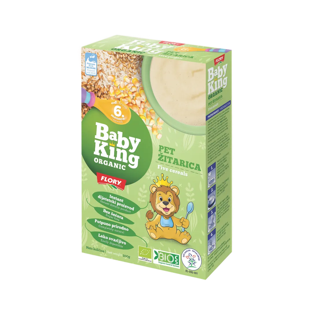 BIO BABY KING Pet Žit, 200g